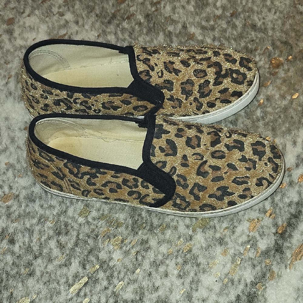 Leopard Print Slip-On Sneakers
